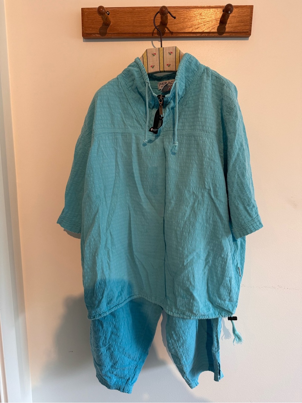 Vintage EZZE Wear Mirage Cotton Gauze 2 Piece Set M Canada